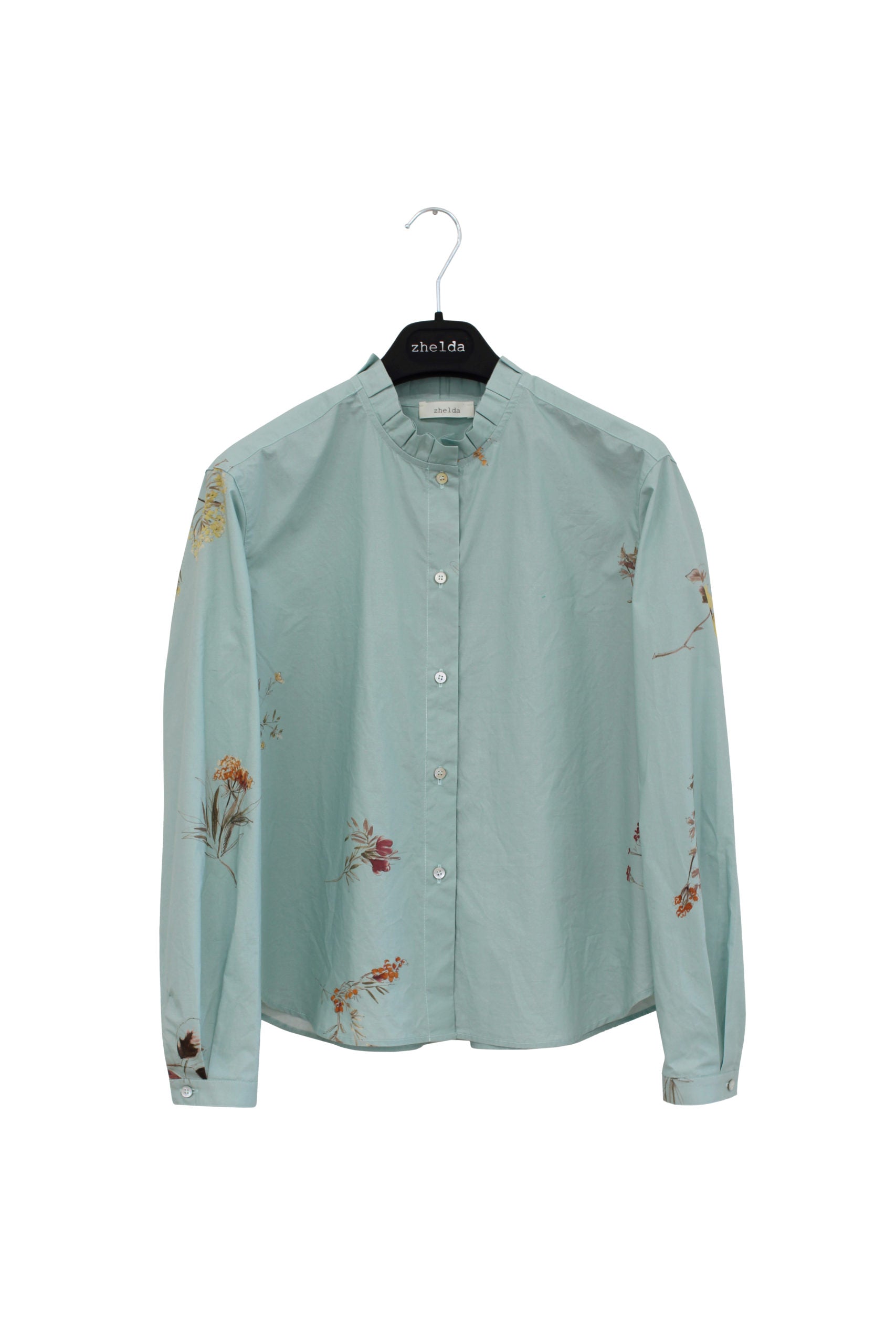 Camicia boxi in cotone fantasia flowers