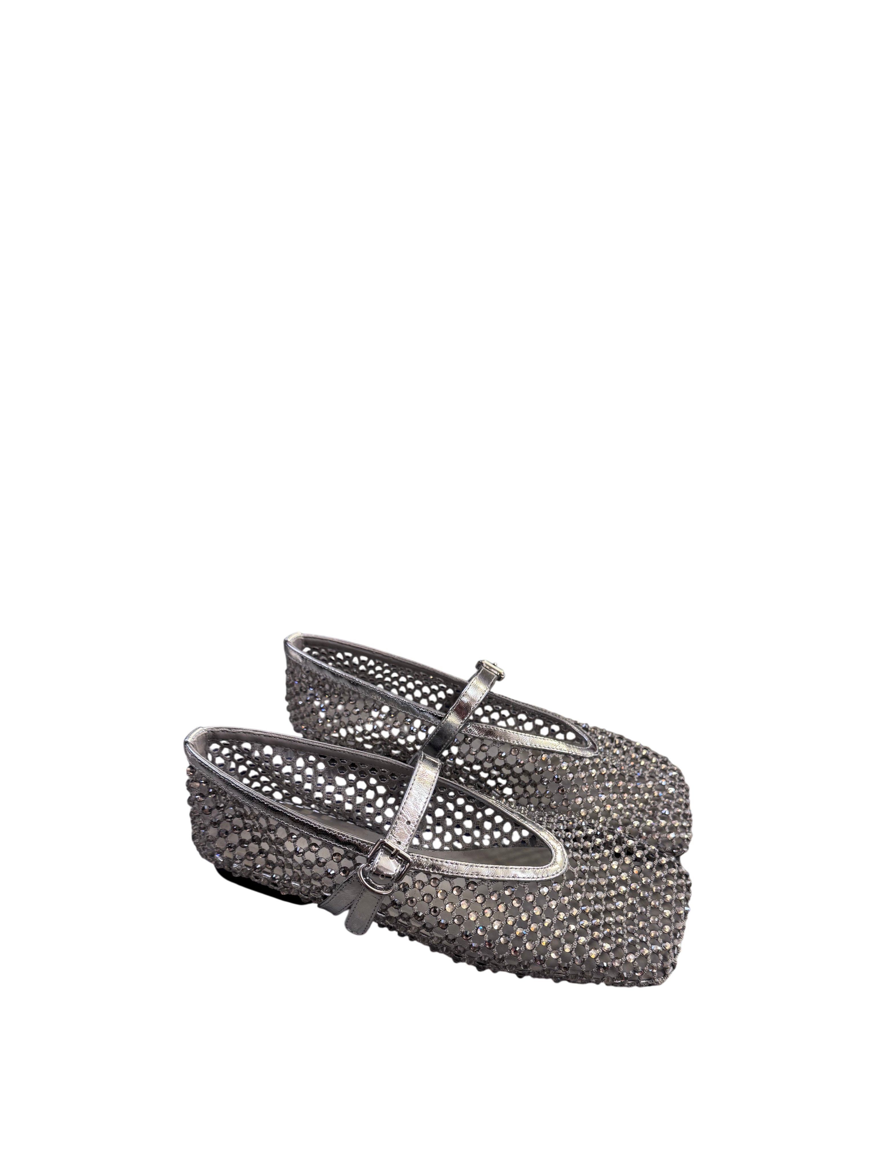 Ballerine silver traforate