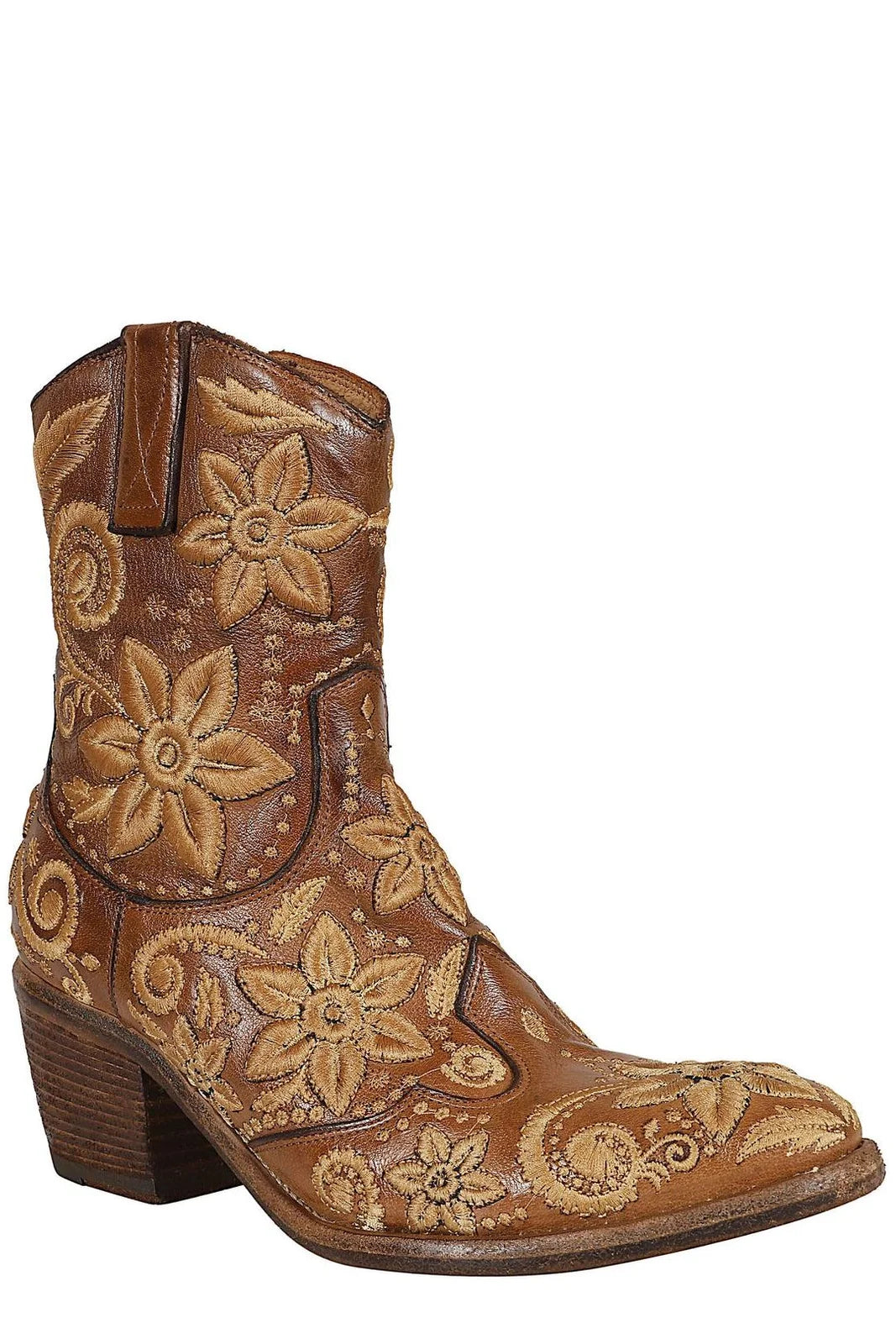Texano basso ricamato