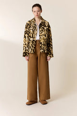 Impermeabile corto animalier