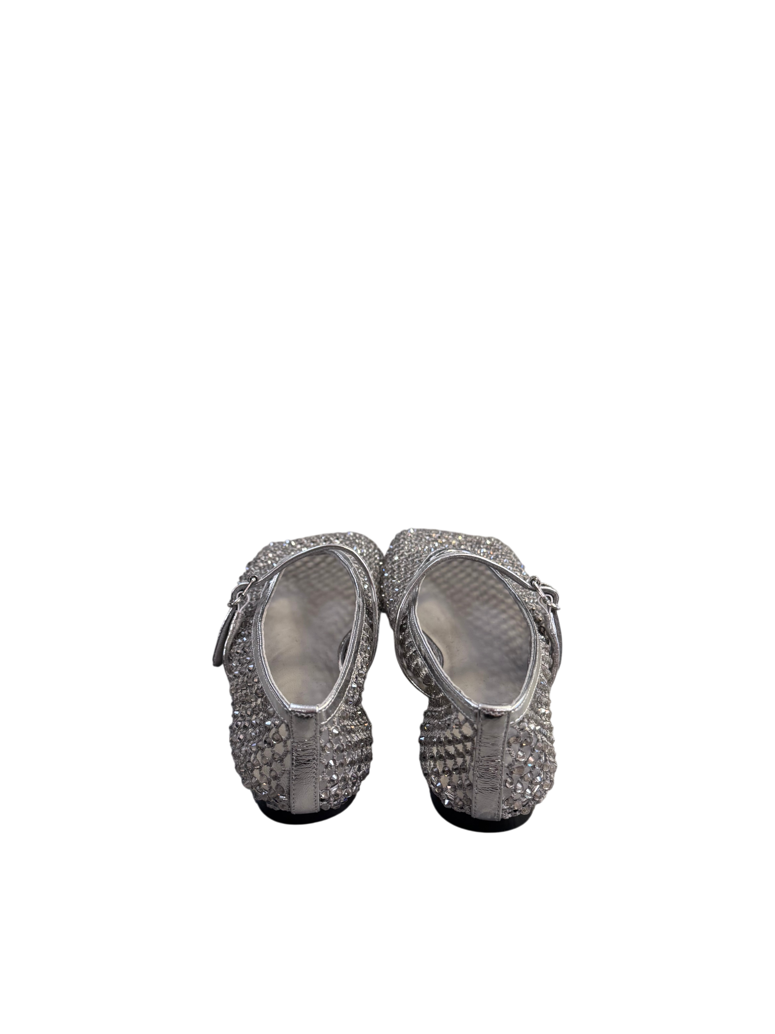 Ballerine silver traforate