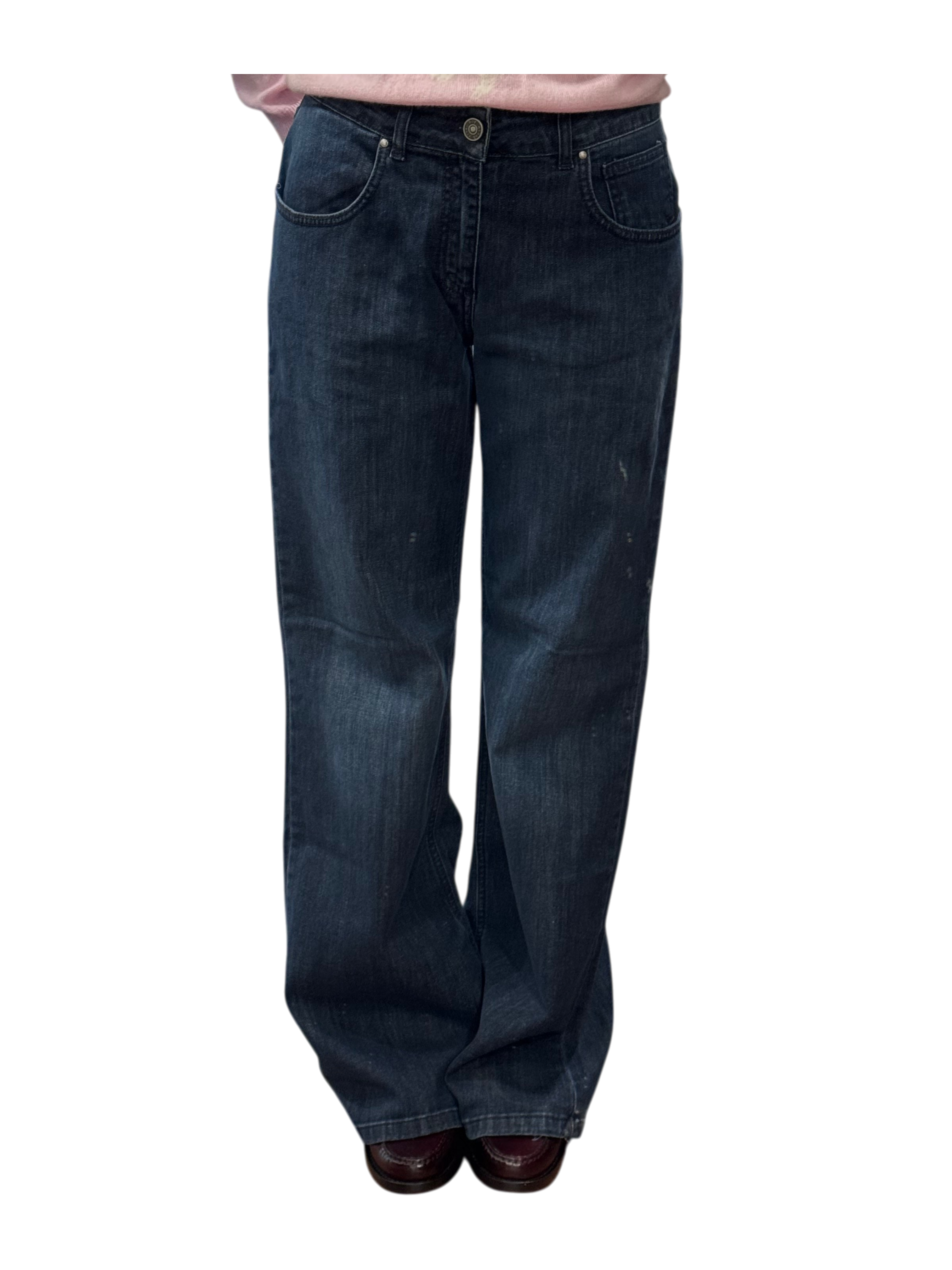 Jeans modello palazzo a zampa