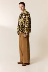 Impermeabile corto animalier