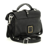 Borsa a tracolla "PORZIA" Campomaggi con borchie e strass