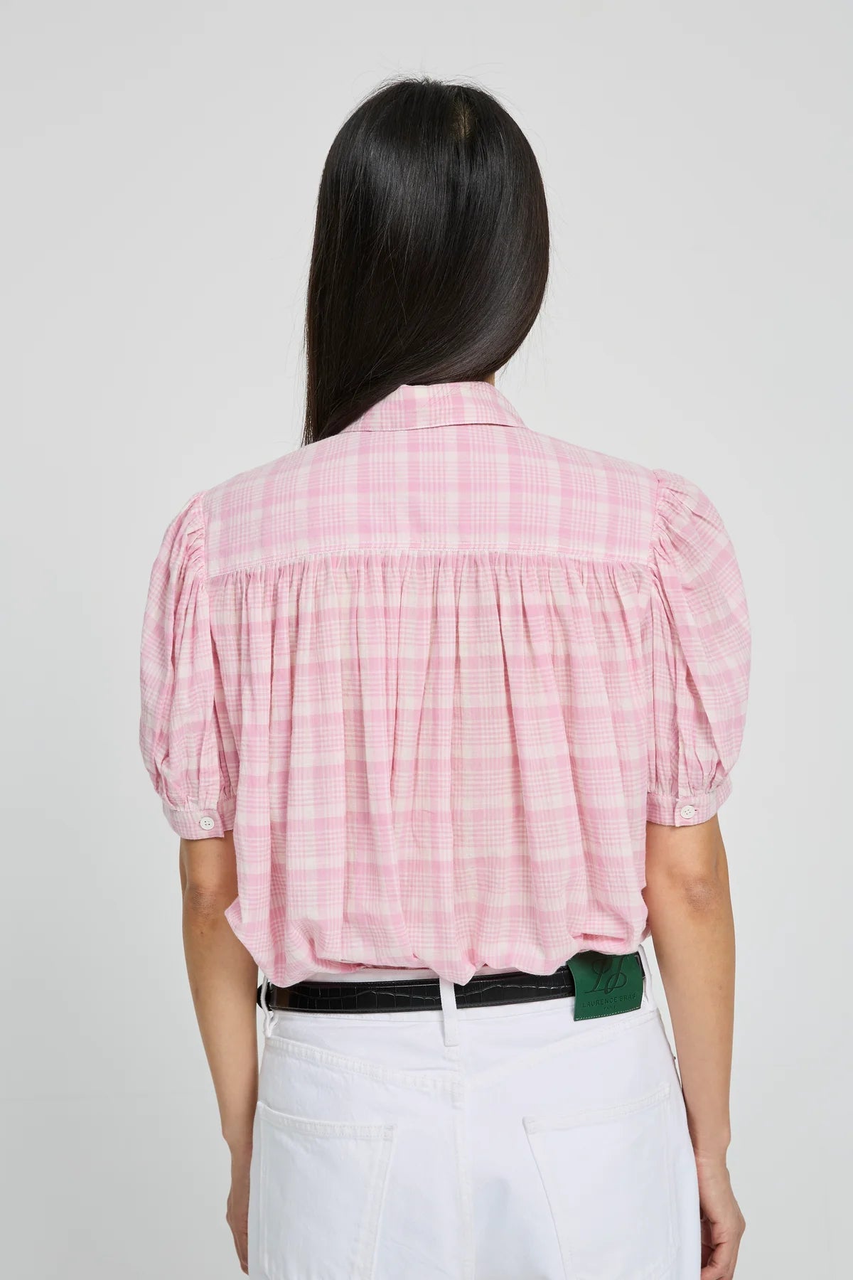 Camicia in cotone a quadretti