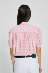 Camicia in cotone a quadretti