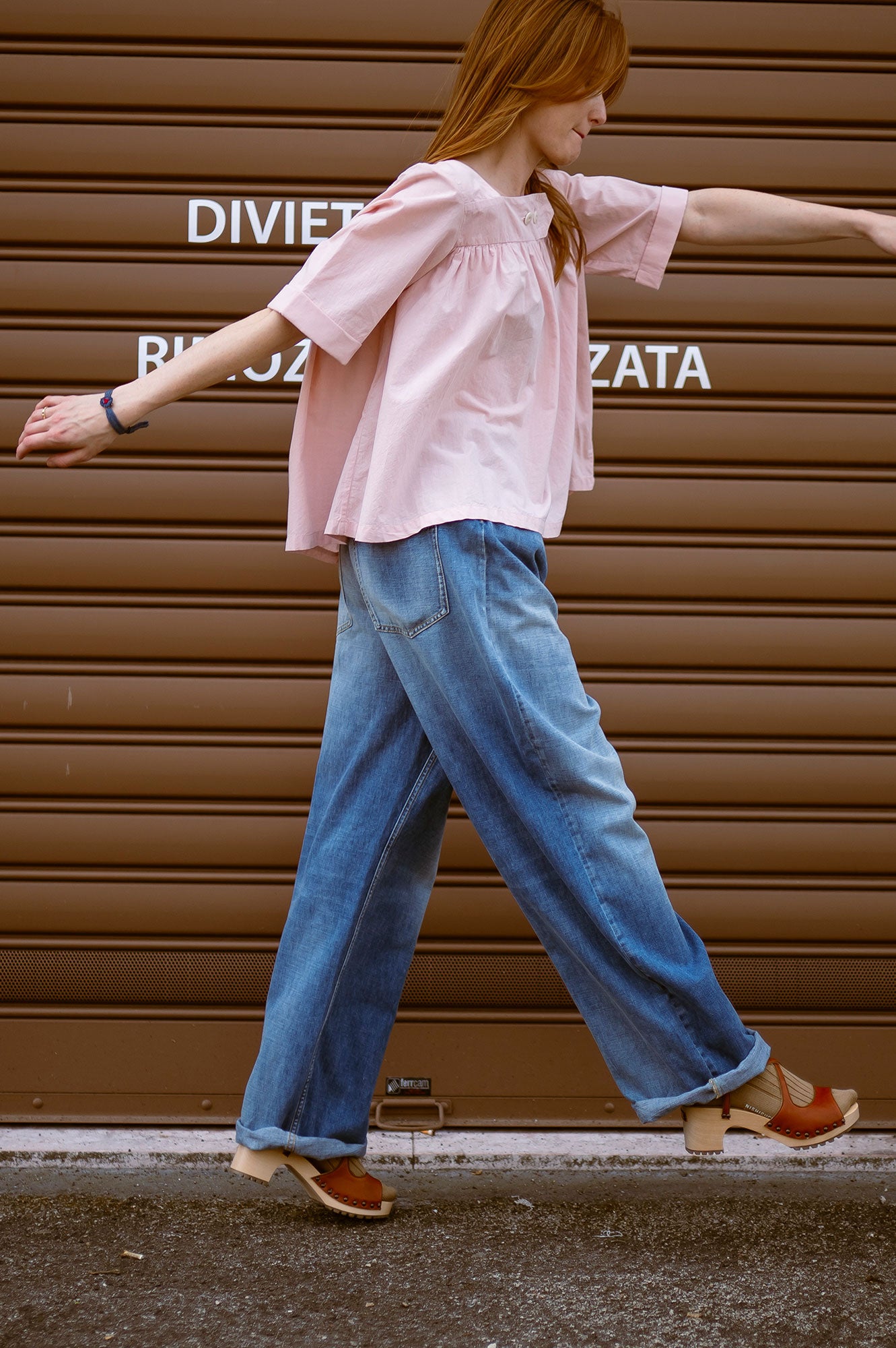 Jeans loose vita media Peppino Peppino