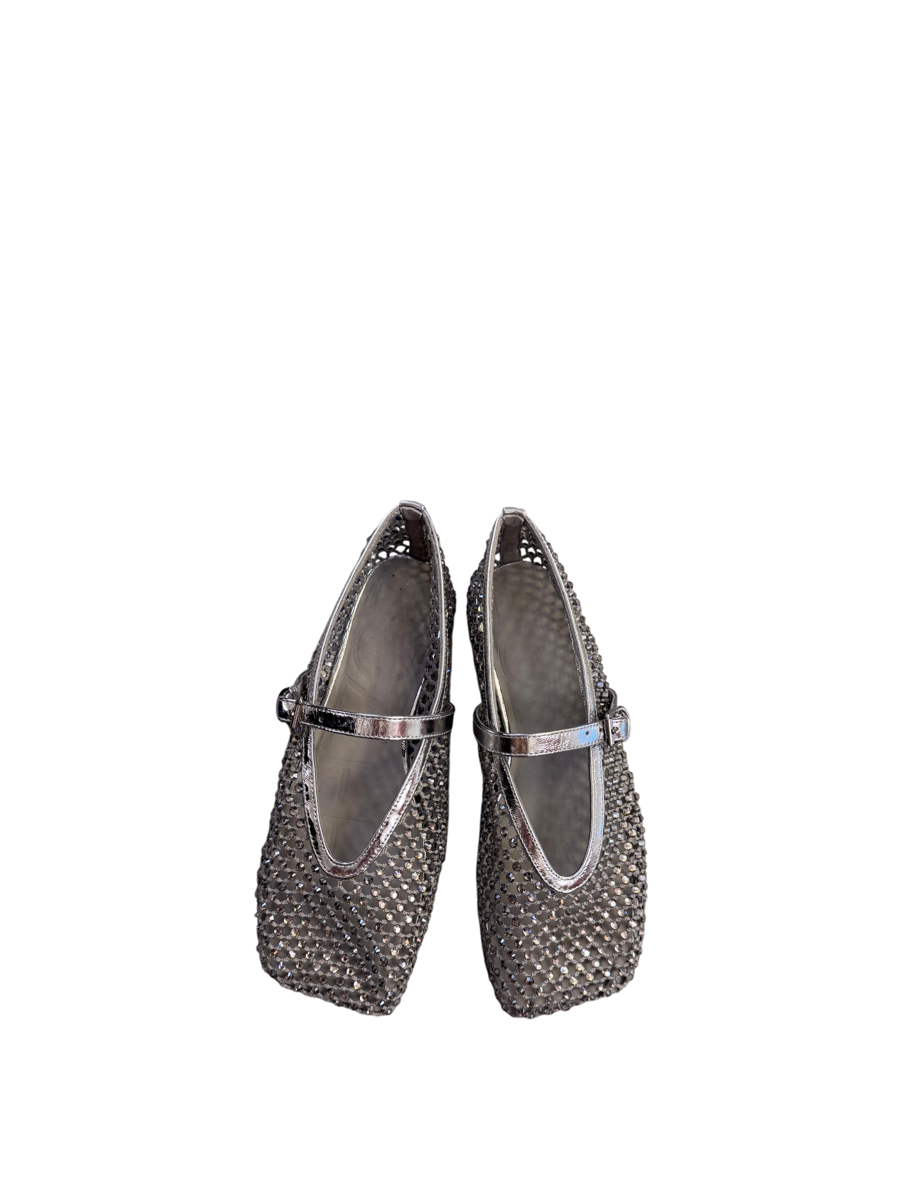 Ballerine silver traforate