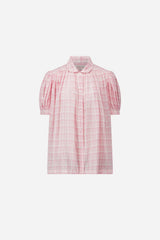 Camicia in cotone a quadretti