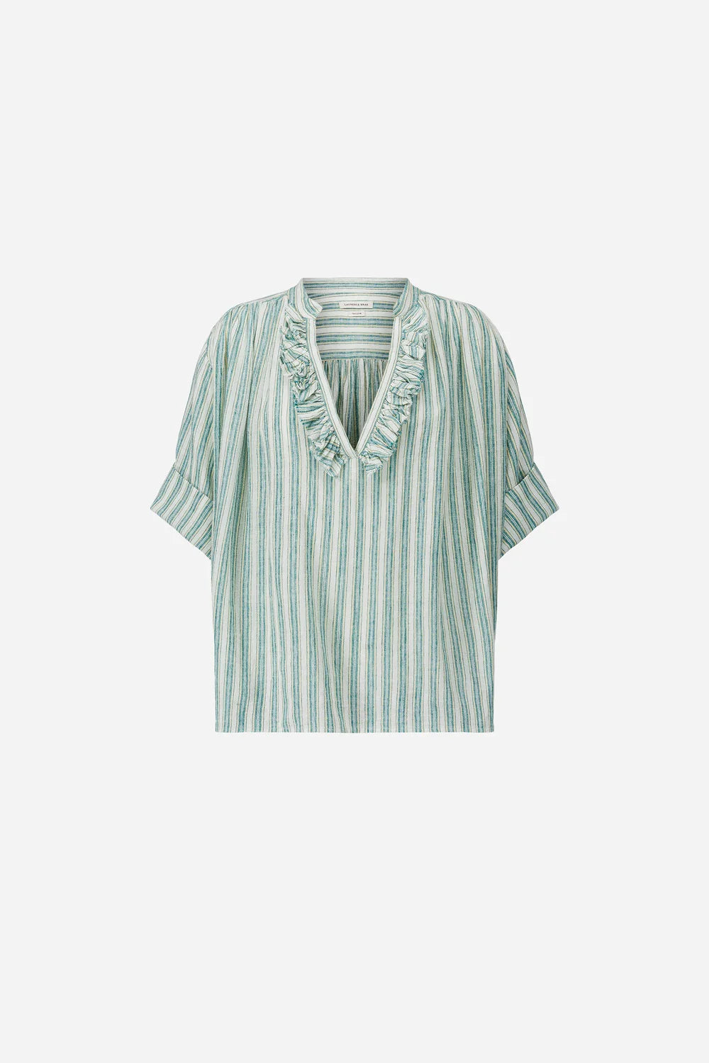 Blusa oversize maniche corte in cotone