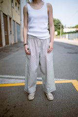 Pantalone ampio a righe Peppino Peppino