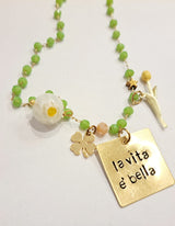 Collana rosario "La vita è bella"