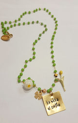 Collana rosario "La vita è bella"