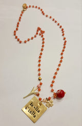 Collana rosario "La vita è bella"