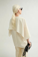 Camicia con tessuto sovrapposto