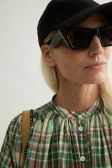 Camicia in cotone a quadretti
