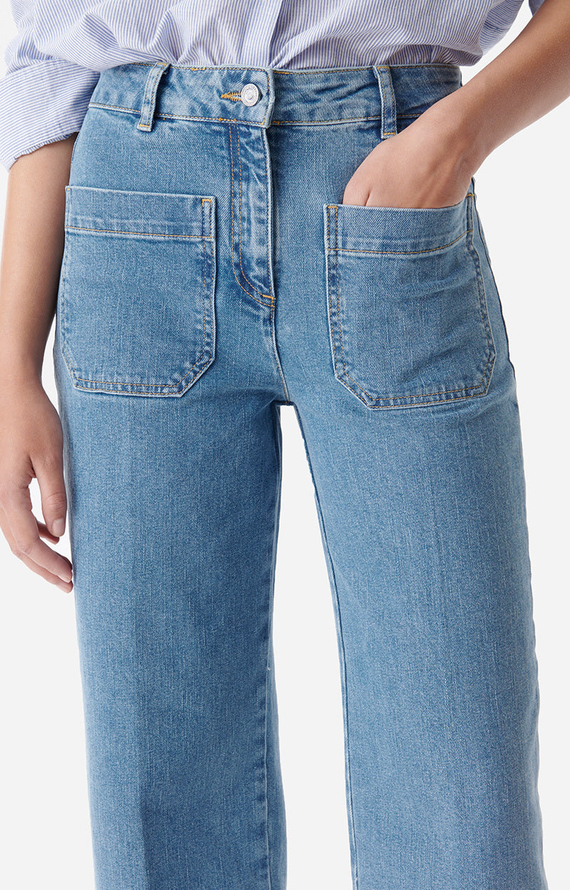 Jeans gamba dritta