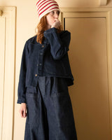 Giacca corta in denim