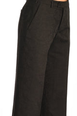Pantalone realizzato In misto lino jacquard