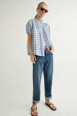 Camicia a maniche corte oversize