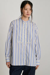 Camicia a righe con vestibilità oversize
