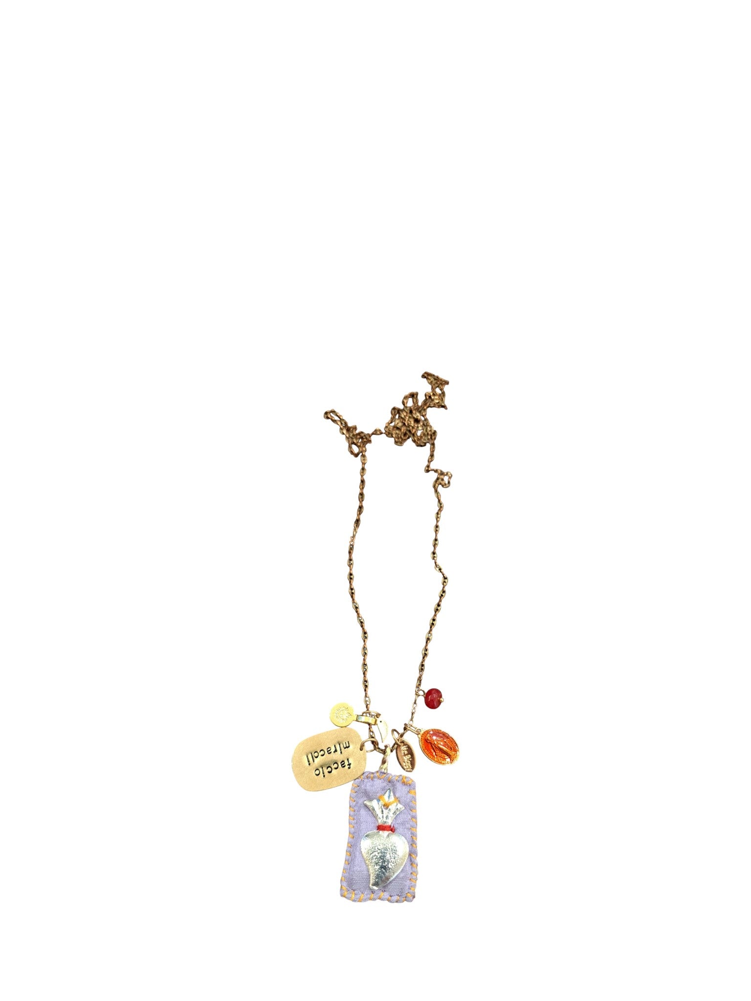Collana milagritos "Faccio miracoli" lilla