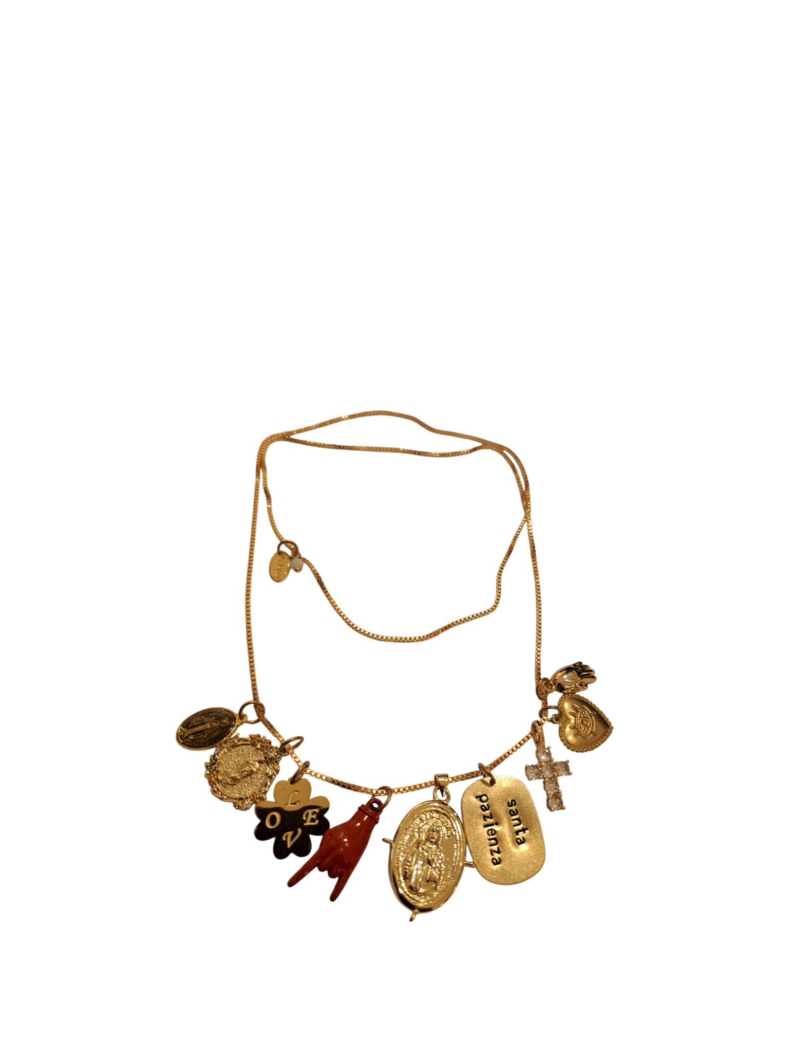 Collana amuleti "Santa pazienza"