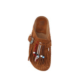 Sabot in suede