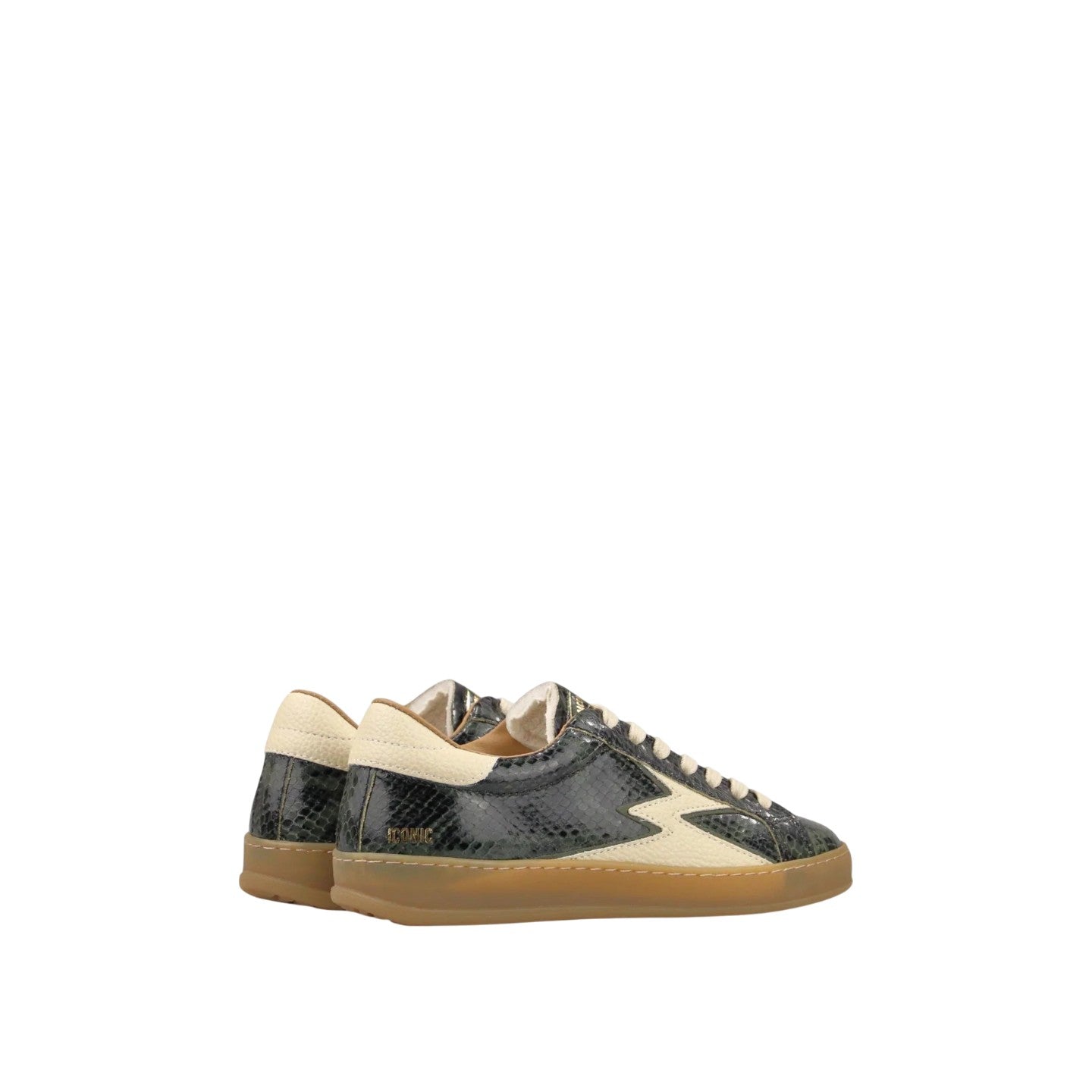 SNEAKER ICONIC IN PITONE VERDE FORESTA