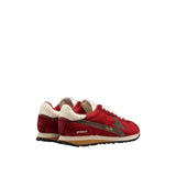 SNEAKER FLASH ROSSA IN OPACO CON DETTAGLI IN SUEDE