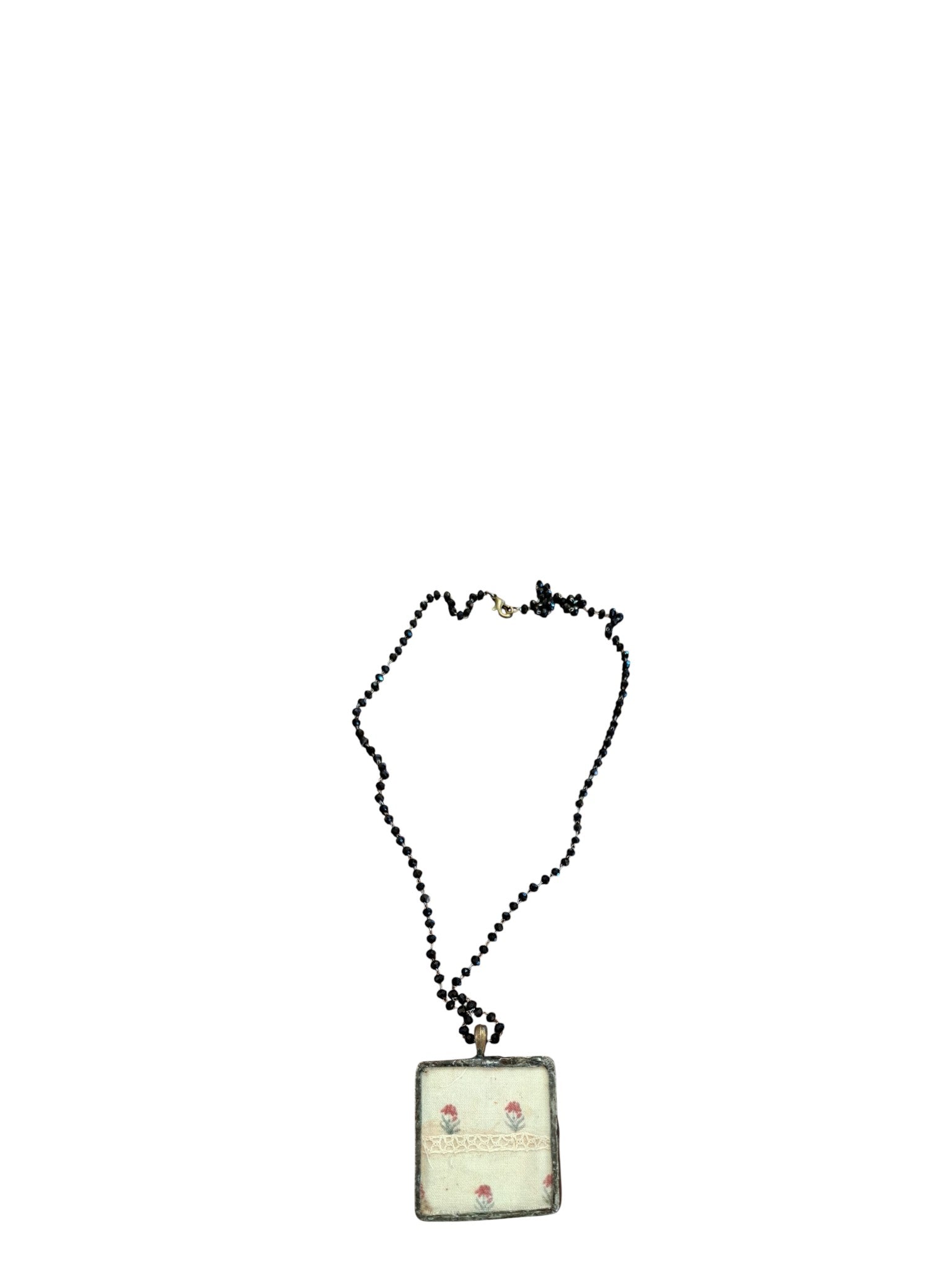 Collana "the small key and the two buttons"