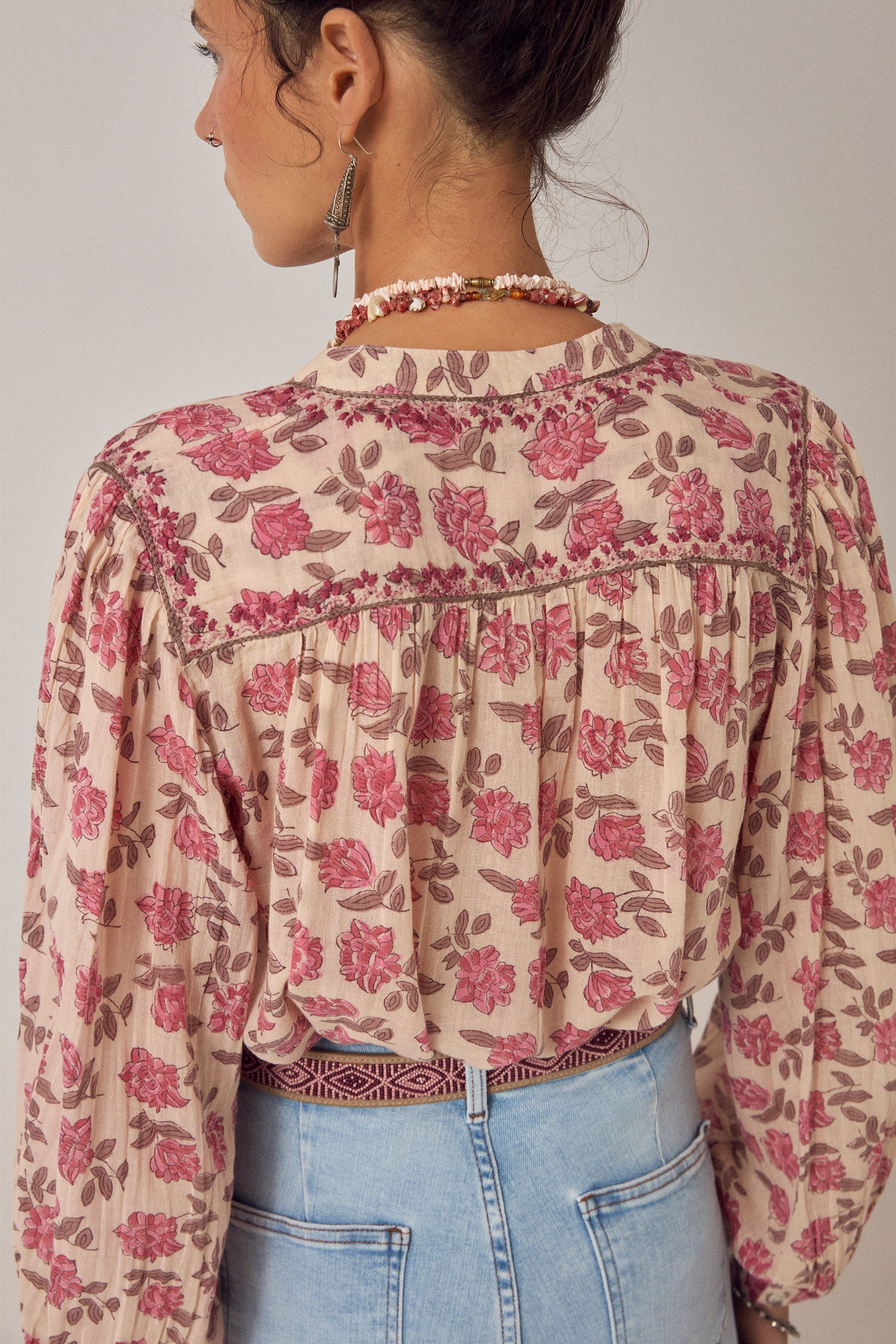 Camicia stampa in cotone