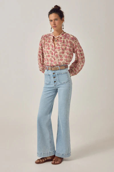 Camicia stampa in cotone