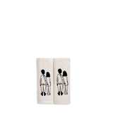 set 2 asciugamani ospite "Naked couple back"