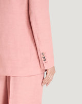 Giacca in lino jacquard