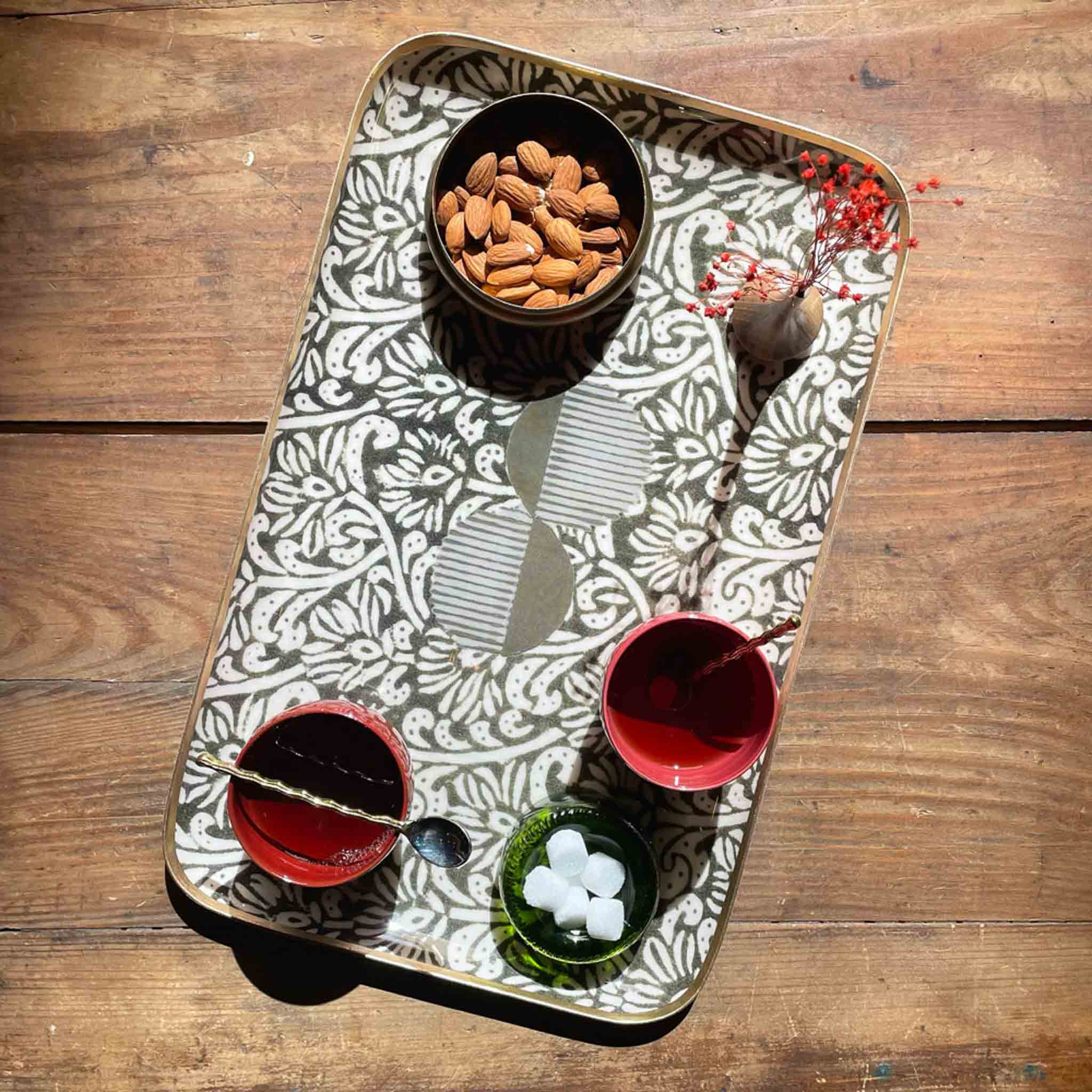 Vassoio L "Maki Vetiver"
