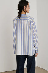 Camicia a righe con vestibilità oversize