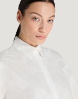 Camicia in popeline con stampa