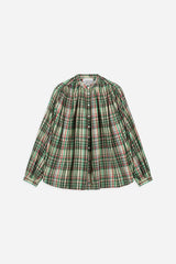 Camicia in cotone a quadretti