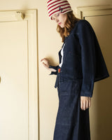 Giacca corta in denim
