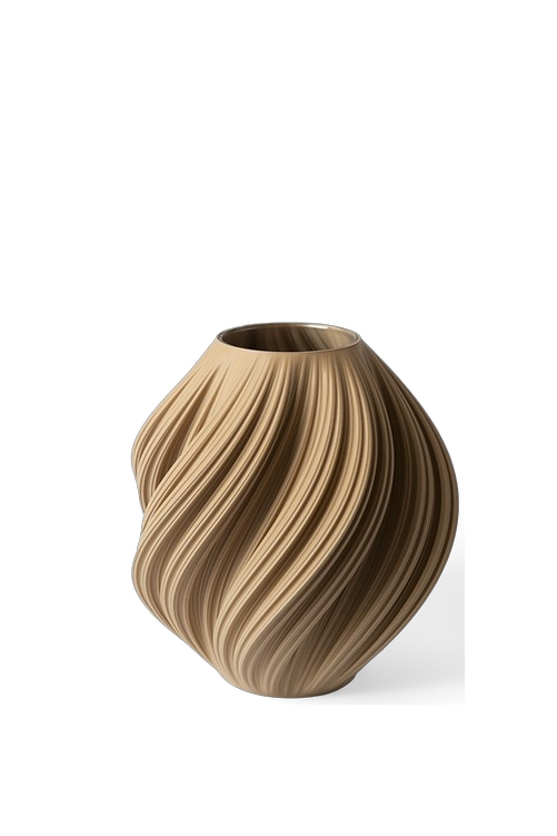 Vaso Issey beige small - Fornice objects