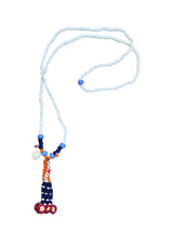 Collana lunga perline bianche