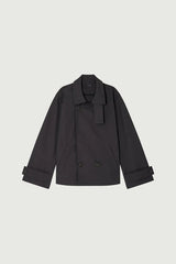 Caban corto oversize