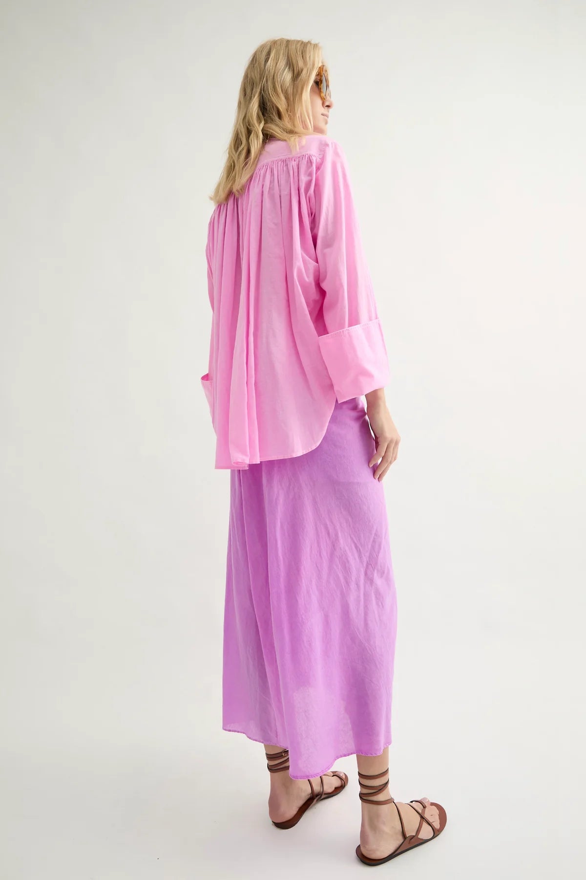 Camicia oversize in cotone