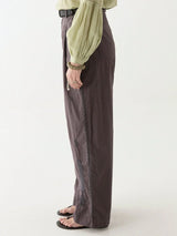 Pantalone in cotone leggero con ricami