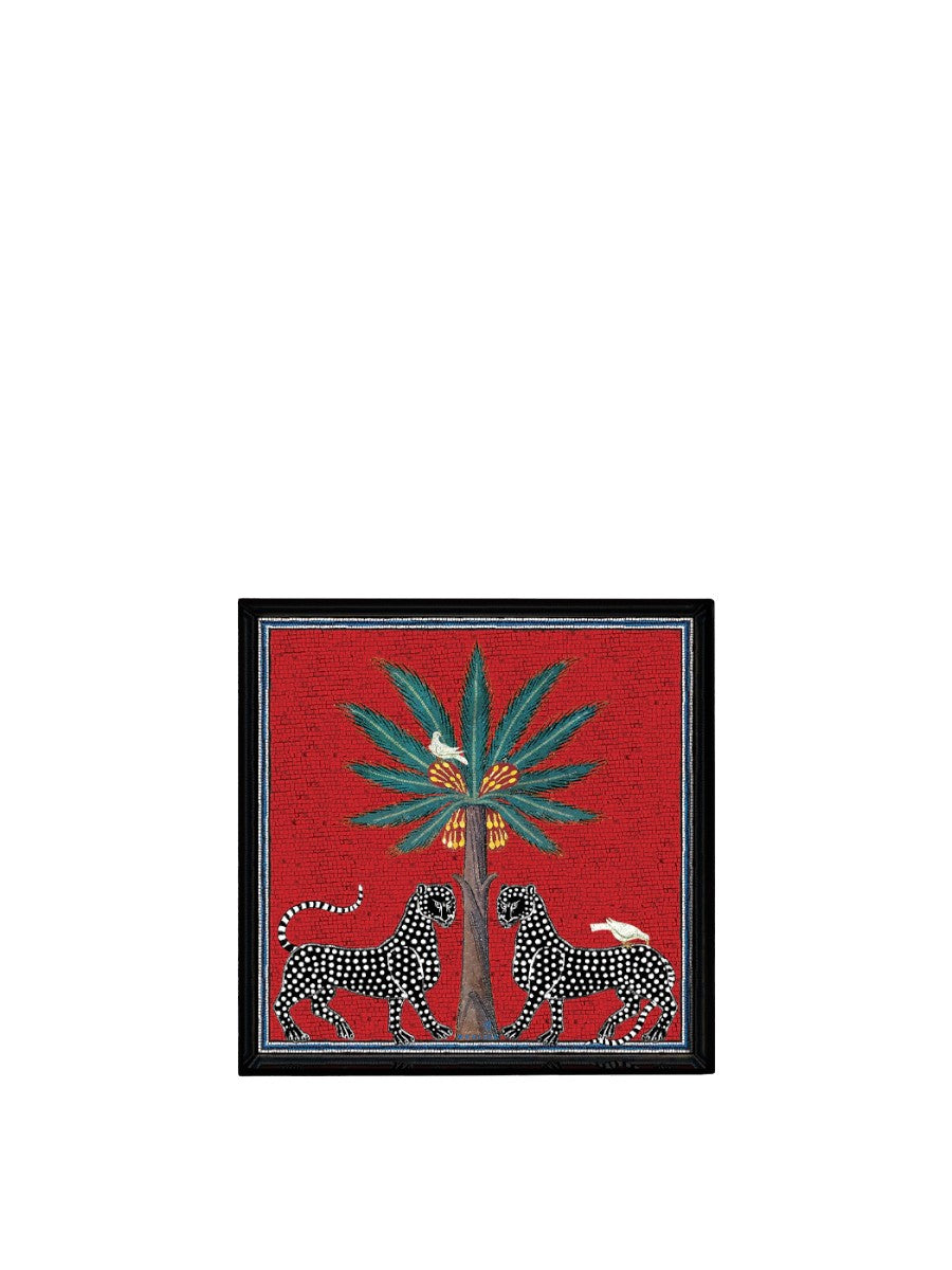 Vassoio Quadrato Rosso (25.5 x 25.5cm)