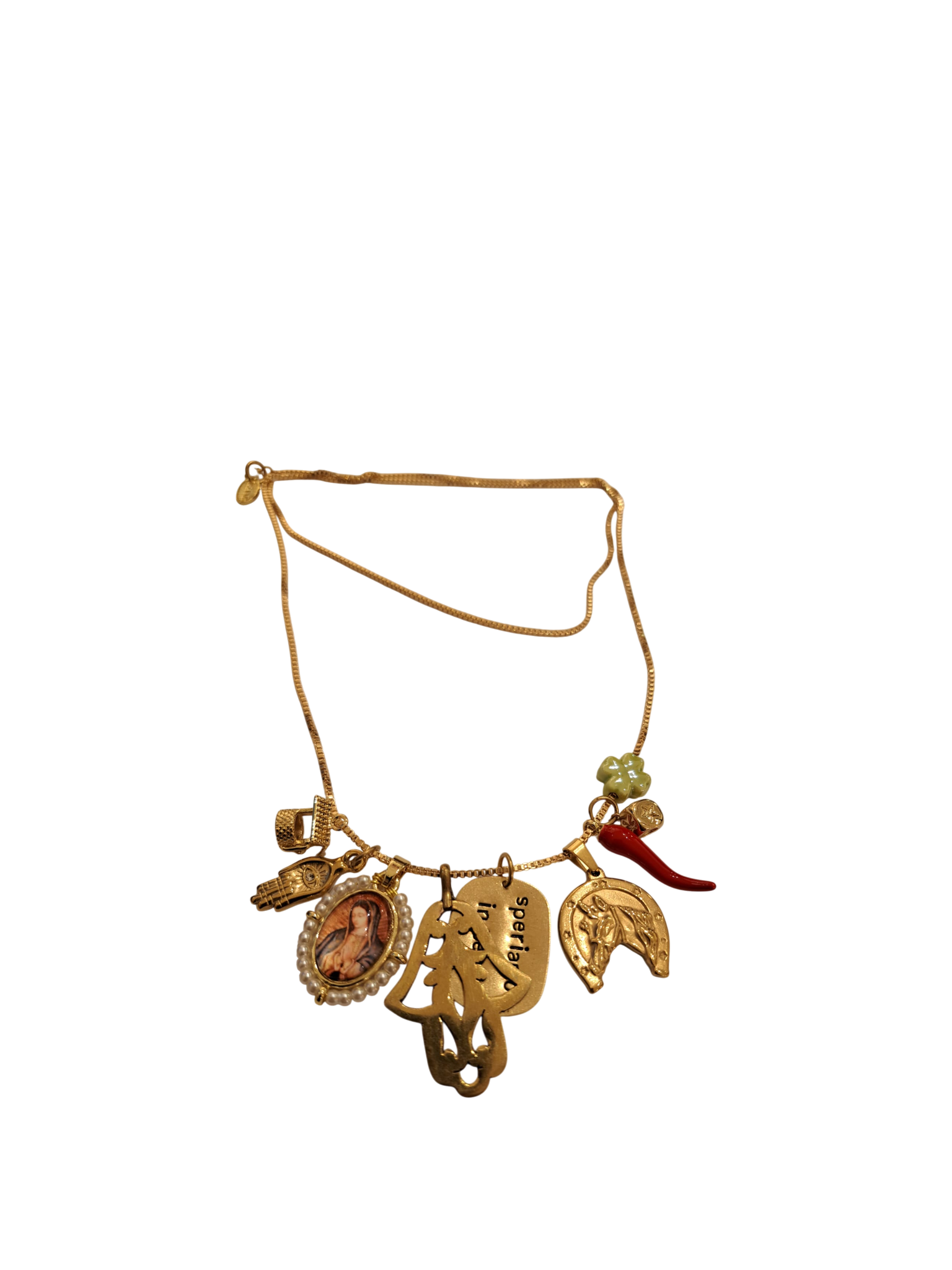 Collana amuleti "Speriamo in bene"