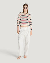 Jeans in bull di cotone total white PT Torino