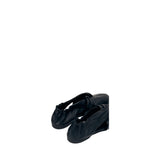 Ballerine elastiche in pelle nera