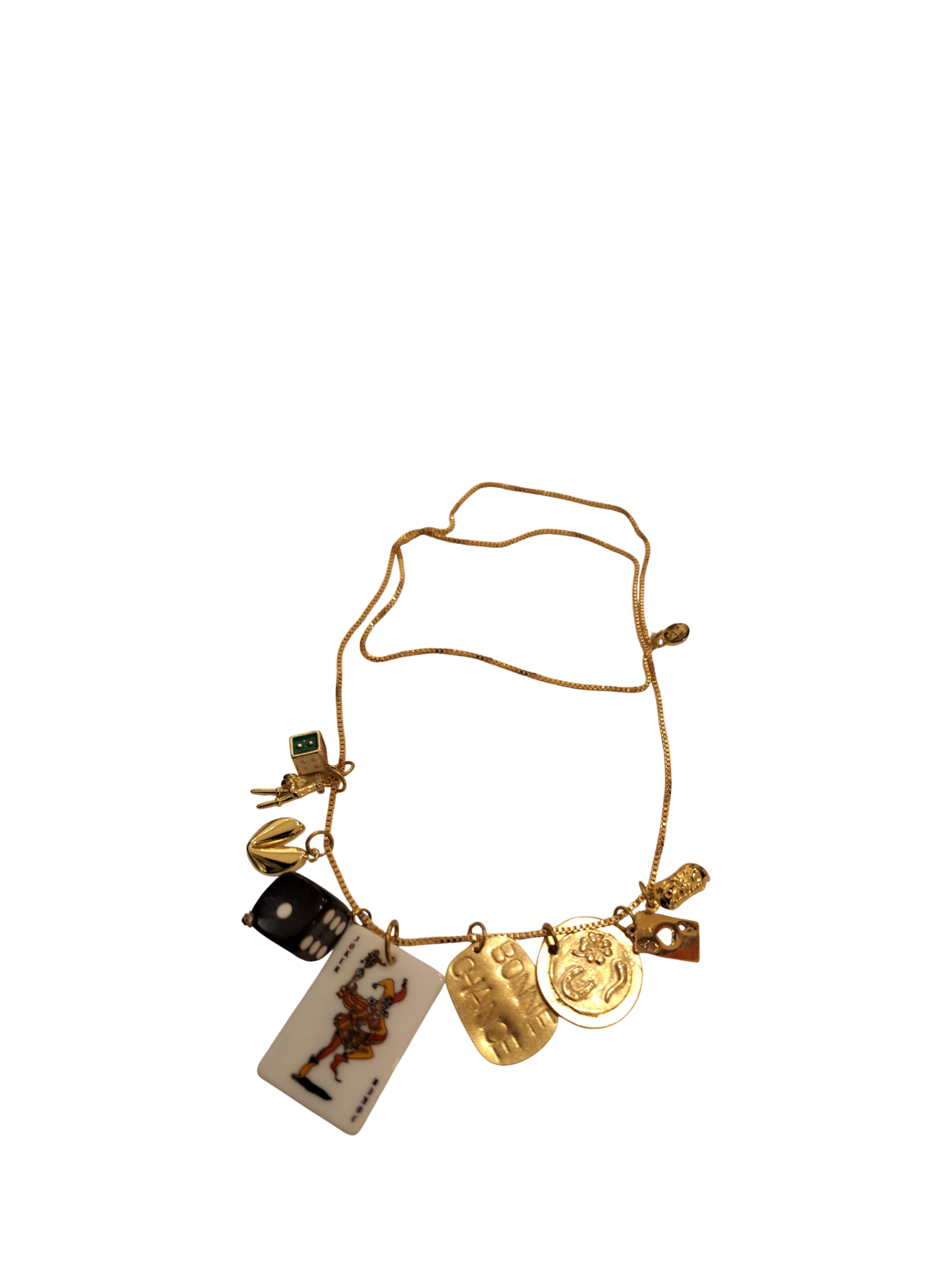 Collana amuleti "Bonne chance"